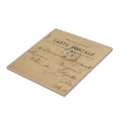 ヴィンテージフランスのポストカード タイル (側面)