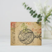 ヴィンテージフランスのポストカードArmillary Sphere ポストカード (スタンド正面)