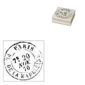 ヴィンテージフランスのポストマークジャンクジャーナルパリクラフト ラバースタンプ (押印)