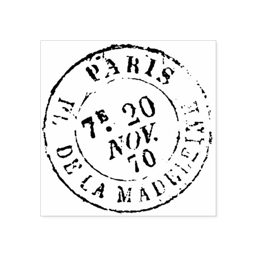 ヴィンテージフランスのポストマークジャンクジャーナルパリクラフト ラバースタンプ (インプリント)