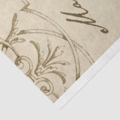 ヴィンテージフランスのマカロンレシピ切り離し 薄葉紙 (詳細)