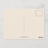 ヴィンテージフランスのミュージカルポスター ポストカード (裏面)