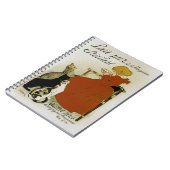 ヴィンテージフランスのミルク広告 ノートブック (左側)