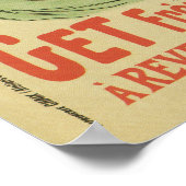 ヴィンテージフランスのミントリキュールアドバイシェレット ポスター (角)