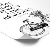 ヴィンテージフランスのモチベーション引用文アート ポスター (角)