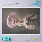 ヴィンテージフランスのヨークシャーテリア 薄葉紙 (クラフト)