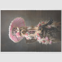 ヴィンテージフランスのヨークシャーテリア 薄葉紙