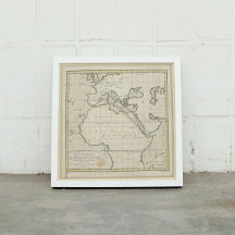 ヴィンテージフランスのヨーロッパの地図