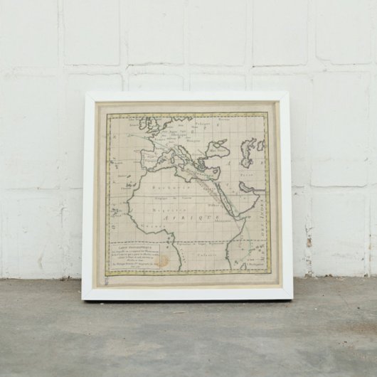 ヴィンテージフランスのヨーロッパの地図 ポスター