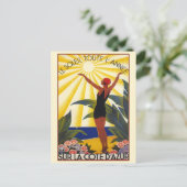 ヴィンテージフランスのリビエラコートダジュール旅行フランス ポストカード (スタンド正面)