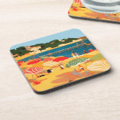 ヴィンテージフランスのリビエラビーチ コースター (左側)