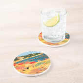 ヴィンテージフランスのリビエラビーチ コースター (側面)