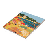 ヴィンテージフランスのリビエラビーチ タイル (側面)