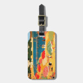 ヴィンテージフランスのリビエラビーチ ラゲッジタグ (正面縦)