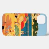 ヴィンテージフランスのリビエラビーチ Case-Mate iPhoneケース (裏面 (横))