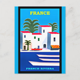 ヴィンテージフランスのリビエラ旅行ポスター ポストカード