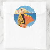 ヴィンテージフランスのリビエラ画像 ラウンドシール (バッグ)