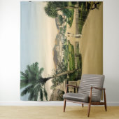 ヴィンテージフランスのリビエラ タペストリー (インサイチュ)