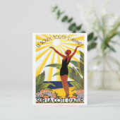 ヴィンテージフランスのリビエラ(フランス) - ポストカード (スタンド正面)