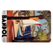 ヴィンテージフランスのリビエラ（フランス） - マグネット (横)