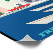 ヴィンテージフランスのリベリア旅行ポスター ポスター (角)