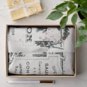 ヴィンテージフランスのリヨンビジネスタイポグラフィ 薄葉紙 (ギフト)