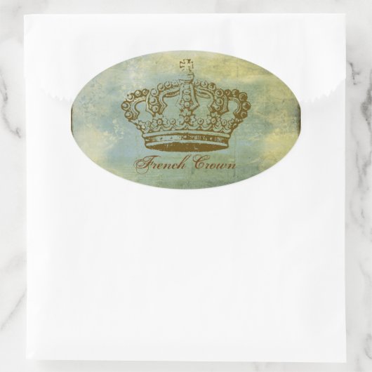 ヴィンテージフランスのリングパーソナライズされたシール 楕円形シール (バッグ)