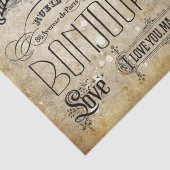 ヴィンテージフランスのロスターデパリデクページ 薄葉紙 (詳細)