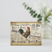 ヴィンテージフランスのロスターデパリ ポストカード (スタンド正面)