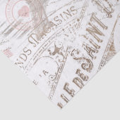 ヴィンテージフランスのロマンスコラージピンクID226 薄葉紙 (詳細)