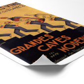 ヴィンテージフランスのワインレメイルルーズヴィンス ポスター (角)