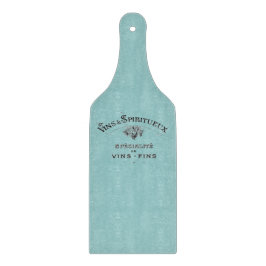 ヴィンテージフランスのワイン及びパドル切削盤 カッティングボード