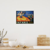 ヴィンテージフランスのワイン&アルコール広告ポスター ポスター (キッチン)