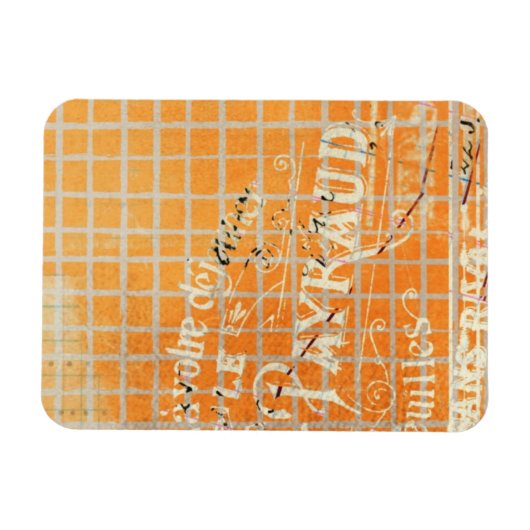 ヴィンテージフランスの入れ墨 マグネット (横)