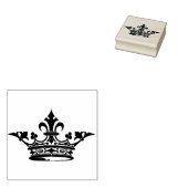 ヴィンテージフランスの冠 ラバースタンプ (押印)