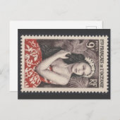 ヴィンテージフランスの南太平洋旅行はがき ポストカード (正面/裏面)