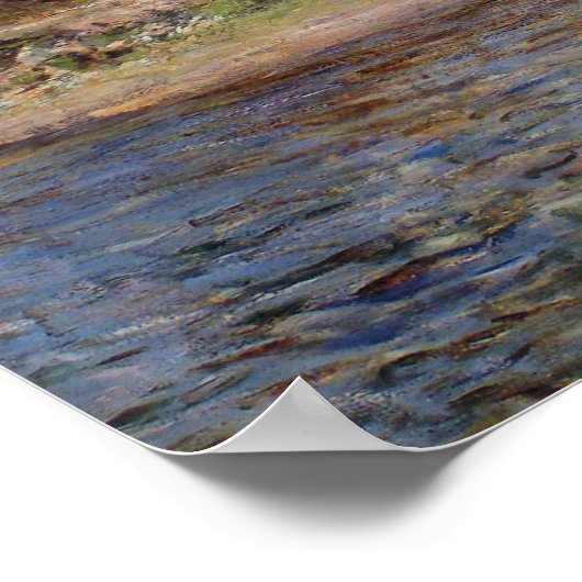 ヴィンテージフランスの印象派シネ絵画ズモネ ポスター (角)