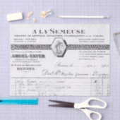 ヴィンテージフランスの受入 薄葉紙 (クラフト)