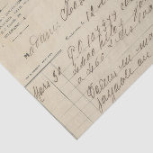 ヴィンテージフランスの受入 薄葉紙 (詳細)