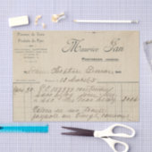 ヴィンテージフランスの受入 薄葉紙 (クラフト)