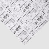 ヴィンテージフランスの受入 薄葉紙 (詳細)