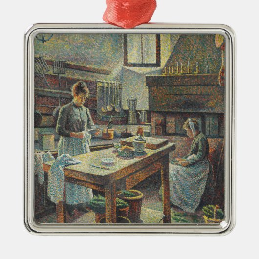 ヴィンテージフランスの台 メタルオーナメント (正面)