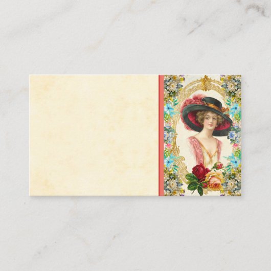 ヴィンテージフランスの名刺 名刺 (正面)