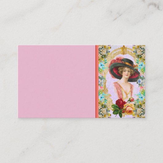 ヴィンテージフランスの名刺 名刺 (正面)