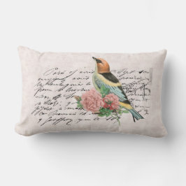 ヴィンテージフランスの国フローラ ランバークッション