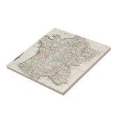 ヴィンテージフランスの地図（1771年） タイル (側面)