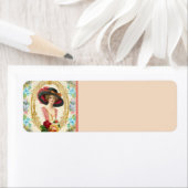 ヴィンテージフランスの差出人住所ラベル ラベル (インサイチュ)