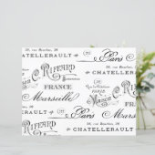 ヴィンテージフランスの市名パリデコップスクラップブック (スタンド正面)