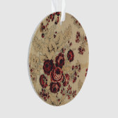 ヴィンテージフランスの布 オーナメント (正面)