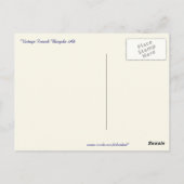 ヴィンテージフランスの広告 ポストカード (裏面)